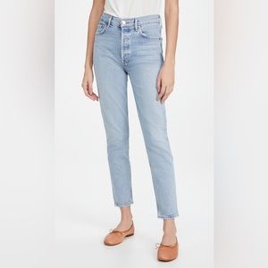AGOLDE Nico High Rise Slim Fit Jeans Cliffside sz 27